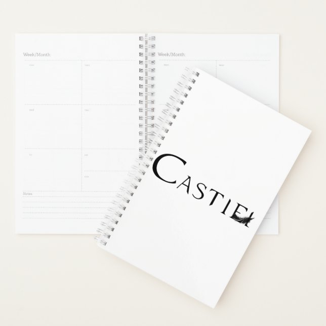 Castiel With Feather Planner (Display)