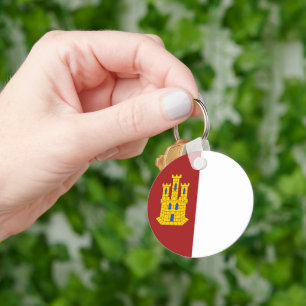 Castilla La Mancha coat of arms - Spain Key Ring
