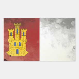 Castilla–La Mancha Rectangular Sticker