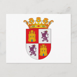 Castilla Y Leon Coat of Arms Postcard