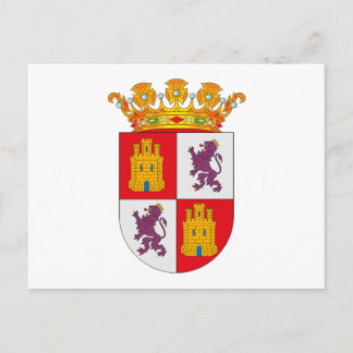 Castilla Y Leon Coat of Arms Postcard