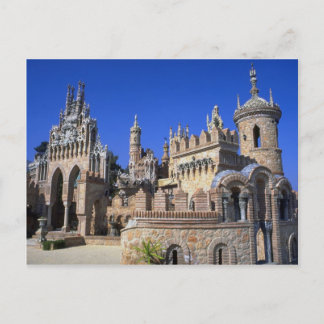 Castillo Colomares, Benalmadena pueblo, Spain Postcard