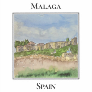Castillo de Gibralfaro and Alcazaba. Malaga Spain