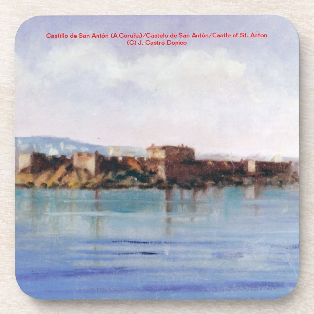 Castillo de San Antón (A Coruña) Coaster (Front)