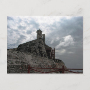 Castillo de San Felipe de Barajas Cartagena, Colom Postcard