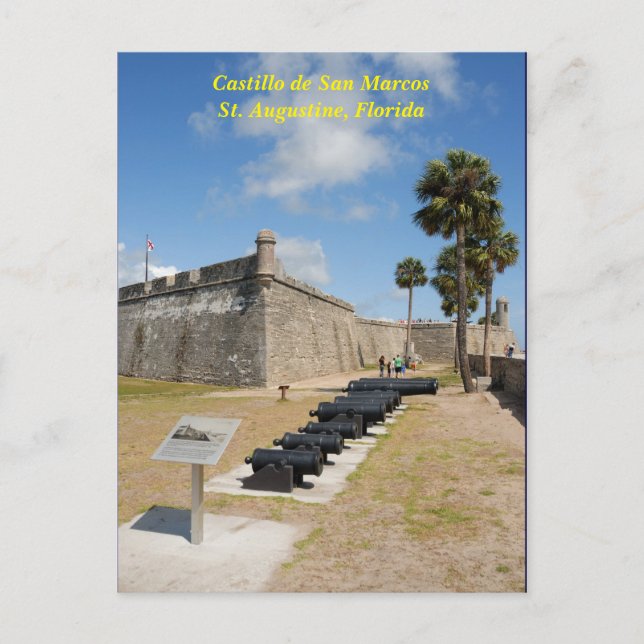 castillo de san marcos postcard (Front)