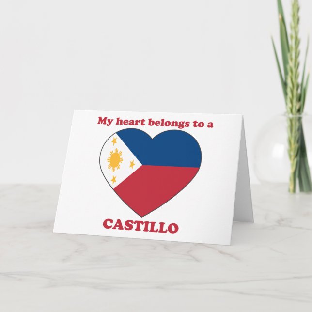 Castillo Holiday Card (Front)