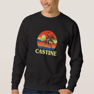 Castine Maine Me Summer Us Cities Tropical Beach Sweatshirt