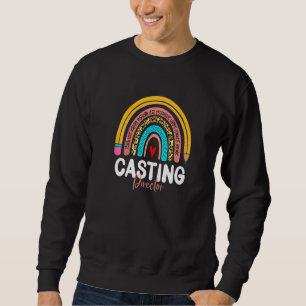 Casting Director Rainbow News Media Production Com Sweatshirt