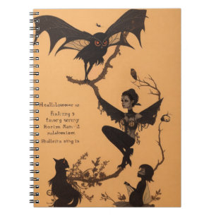 Casting Spells Magical Halloween notebook