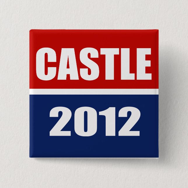 CASTLE 2012 15 CM SQUARE BADGE (Front)