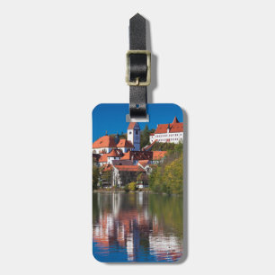 Castle and Abby by the River Luggage Tag