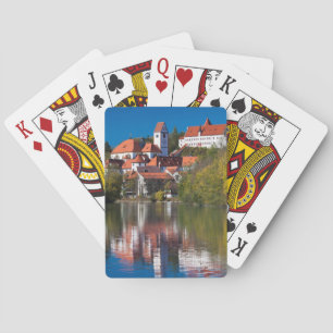 Castle and Abby by the River Playing Cards