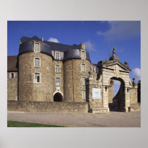 Castle and Museum, Boulogne, Pas-de-Calais, Poster