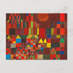 Castle and Sun, 1928 by Paul Klee Postcard