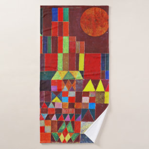 Castle and Sun, Paul Klee Bath Towel