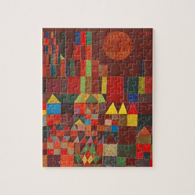 Castle and Sun, Paul Klee Expressionism Figurative Jigsaw Puzzle (Vertical)