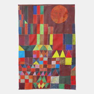 Castle and Sun, Paul Klee Tea Towel