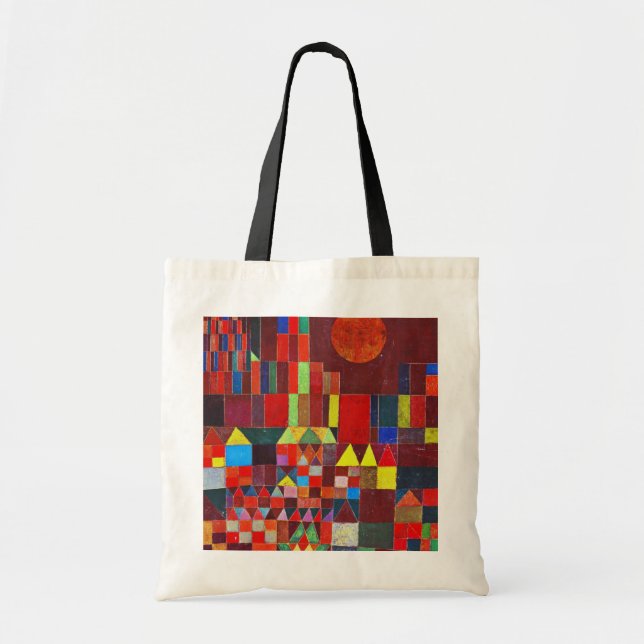 Castle and Sun, Paul Klee Tote Bag (Front)