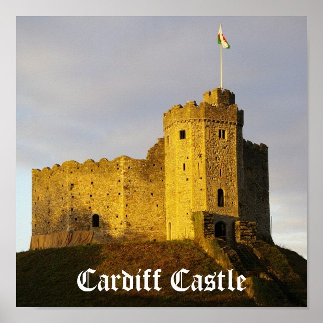 Castle at Sunset Poster (Front)