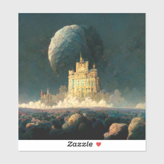 Castle At The Edge Of The World Fantasy Sci-Fi (Sheet)