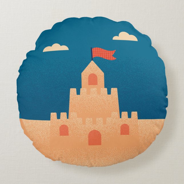 Castle Breeze Round Cushion (Front)