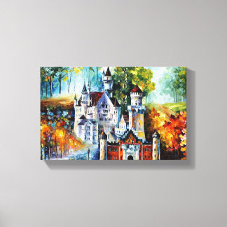 CASTLE By Leonid Afremov Canvas Print