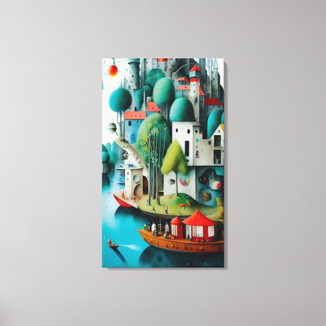 Castle by The Sea Canvas Print (Front)