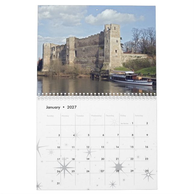 Castle Calender 5 Calendar (Jan 2027)