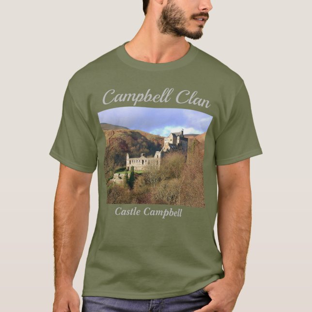 Castle Campbell – Scottish Campbell Clan T-Shirt (Front)