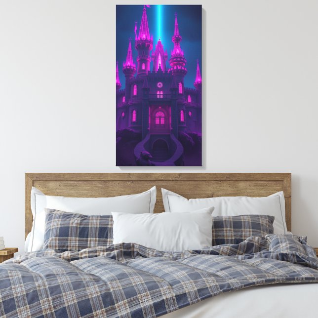 Castle  canvas print (Insitu(Bedroom))