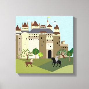 castle canvas print