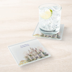 Castle & Carriage Glass Coaster