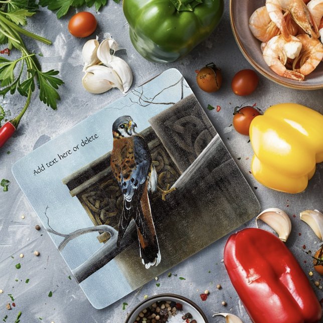 Castle Celtic Kestrel Bird Cutting Board (Creator Uploaded)