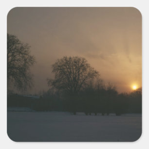 Castle Charlottenhof, Sunset Square Sticker