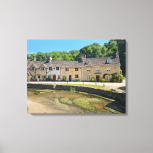 Castle Combe view canvas print