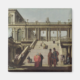 Castle Courtyard, 1762 Magnet