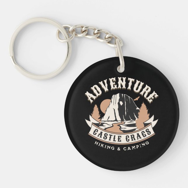 Castle Crags State Park California Key Ring (Front)