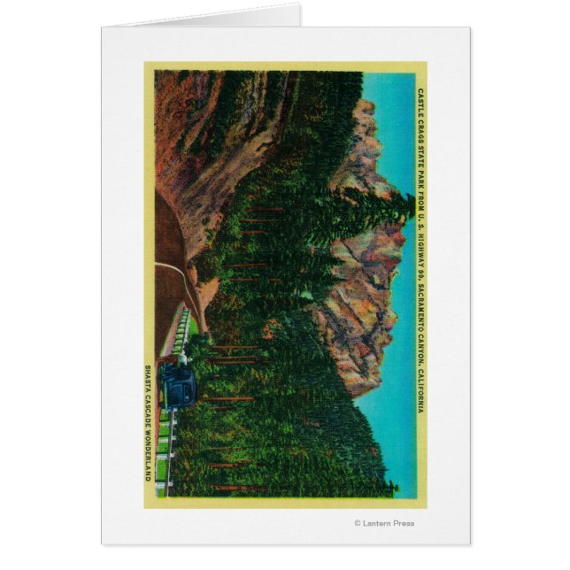 Castle Crags State Park from US 99 (Front)