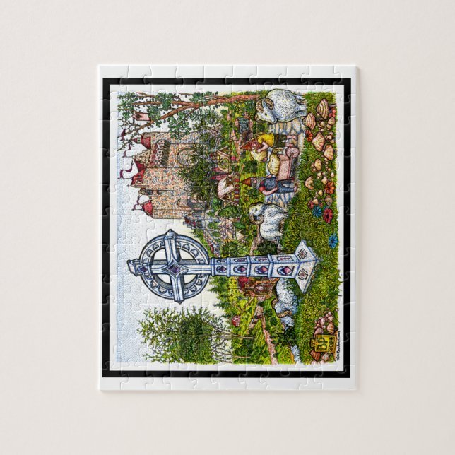 Castle Cross Puzzle (Vertical)