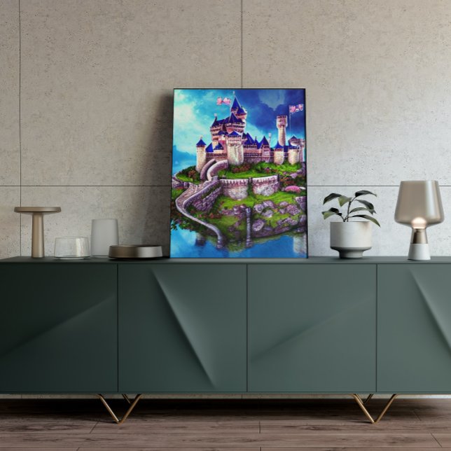 Castle Digital Fantasy Art Poster #02 (Creator Uploaded)