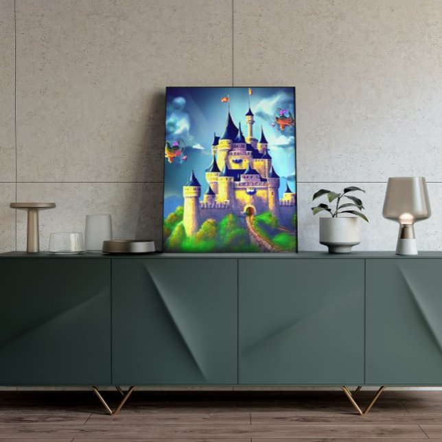 Castle Digital Fantasy Art Poster #03 (Creator Uploaded)