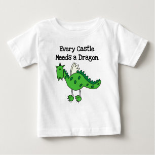 Castle Dragon Baby T-Shirt