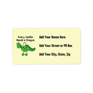 Castle Dragon Label