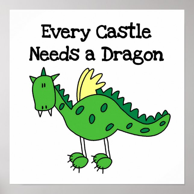Castle Dragon Poster (Front)