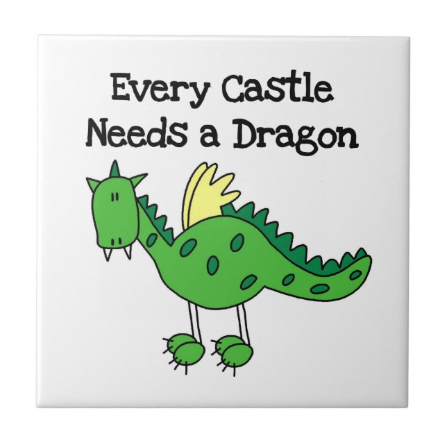 Castle Dragon Tile (Front)