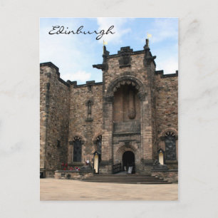 castle edinburgh stone postcard
