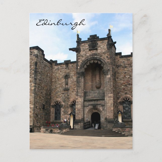 castle edinburgh stone postcard (Front)