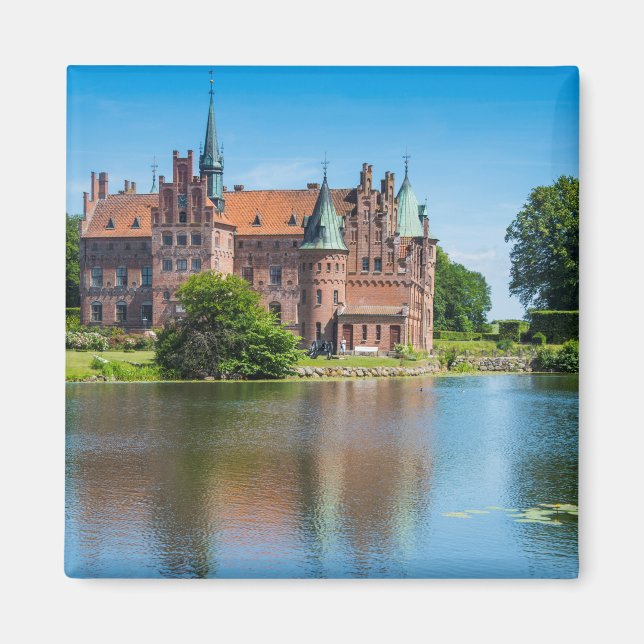 Castle Egeskov By A Pond Magnet (Front)