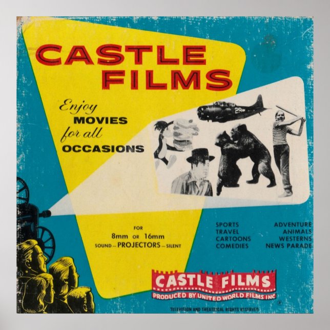 Castle Films Enjoy Movies for All Occasions Poster (Front)